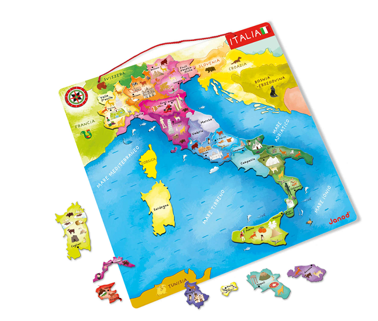 Puzzle magnetico - Italia