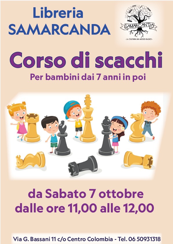 Libreria Samarcanda - Corso di Scacchi per bambini